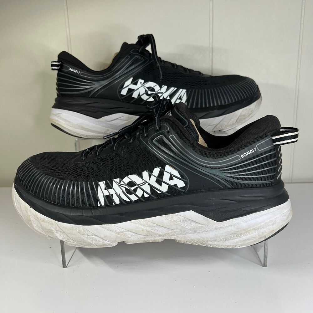 HOKA Bondi 7 Wide Sneaker | 1110531 BWHT | Women's US 9.5 D
